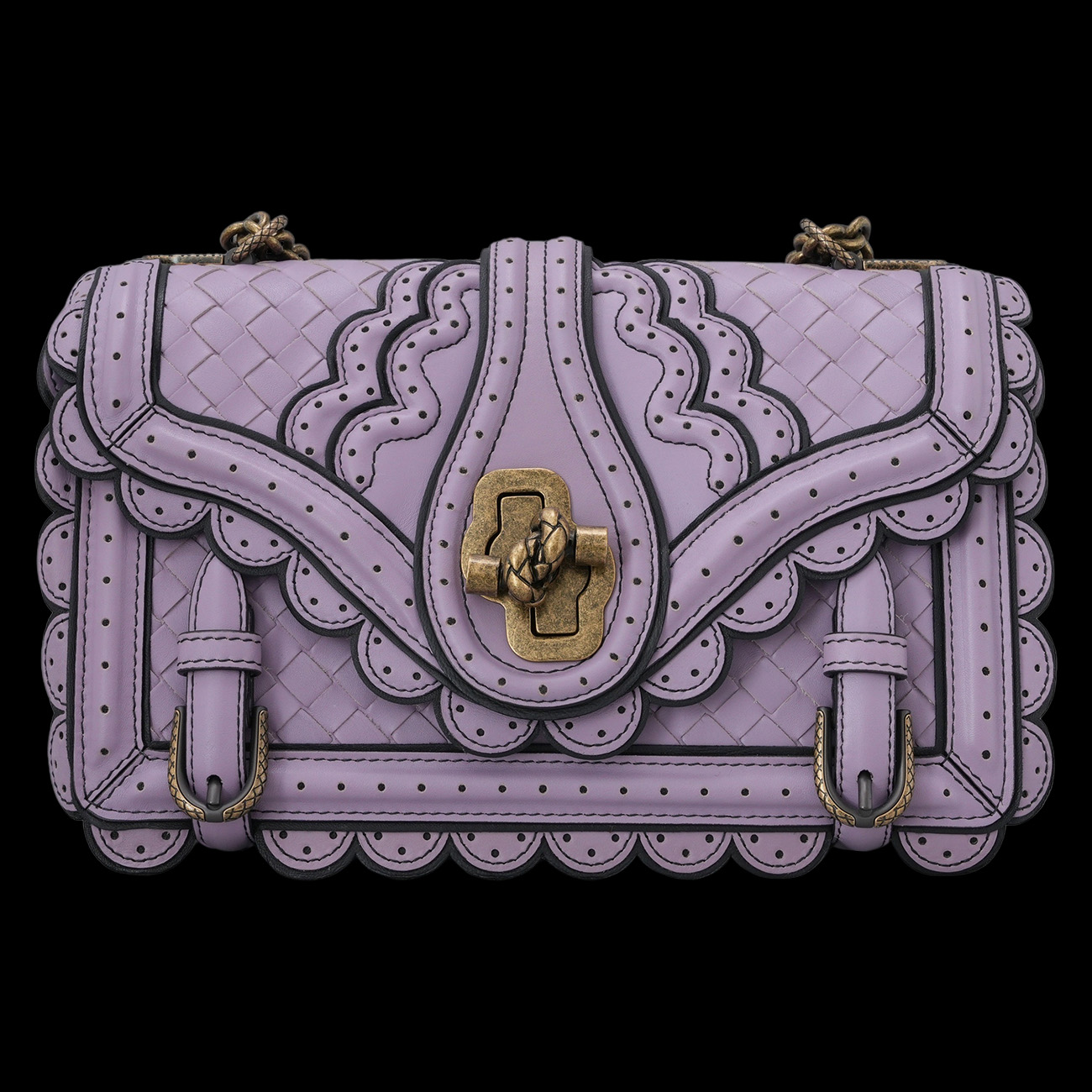 BOTTEGA VENETA(USED)보테가베네타 시티 놋 체인 숄더백